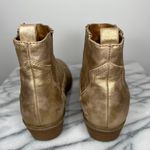 Cowboy Booties Tan Size 7 Photo 2