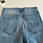 New MOTHER Stunner Ankle Fray Jeans Good Girls Do Dark Wash Denim Size 26 Blue Photo 8
