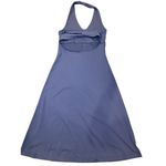 Patagonia Women Small Halter Dress Knee Midi Length Purple Grey Morning Glory Photo 5