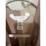 LC Lauren Conrad Shawl Women’s One Size Blush Pink Plaid Warm Cozy Knit Wrap Photo 3