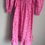 Cras Florence Dress Smocked Long sleeve Pink Strawberries Medium Photo 6