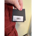 Mac Duggal NWT Flowy Faux Wrap Jumpsuit in Cinnamon Size M Photo 7