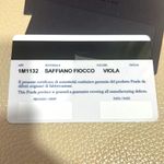 Prada Saffiano Leather Fiocco (bow flap) in RARE Violeta Purple 1M1132 Photo 11