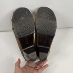 Vintage Y2K Size 9 90s Union Bay Nicolette Platform Wood Heel Studded Pumps Tan Brown Photo 7