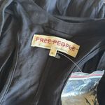 Free People NWOT BUTTON DETAIL BELTED VEST TOP XS BLACK Photo 4