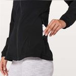 Lululemon Women Black Such a Cinch Zip Front Lightweight Waterproof Jacket Sz 10 Photo 6