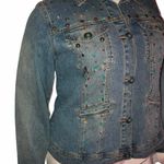 Diane Gilman Vintage  Embellished Denim Jacket Photo 2