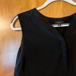 Talbots Sleeveless Top Tank Shirt Black 100% Silk NWOT Womens Petite Size 8P Photo 1
