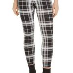 Maison Jules Womens Plaid Pants Crop Ankle Length Skinny Black White Medium Photo 1