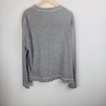 Decree  Women's Sz Large Gray Button Up Long Sleeve Cardigan Front Pockets Cotton Photo 8