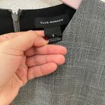 Club Monaco Grey Plaid Long Silk Sleeve Deeyone Dress Size 2 Photo 2