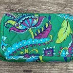 Vera Bradley  Quilted Green Print Wallet/Card Holder Photo 3