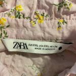 ZARA  High Collar Ruffle Floral Print Shirt Dress , Size XXL Photo 5