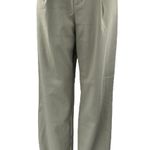 ZARA Gray High Waisted Pleated Wide Leg Loose Fit Trouser Dress Pants Size XS Photo 0