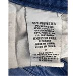 Junior Wallflower Blue Denim Shorty Shorts Size 7 Mid Rise Embroidered Daisys Photo 8