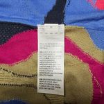 Chico's  Abstract Floral Print Duster Cardigan Navy Blue Pink Green Size Small Photo 7