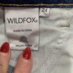 Wildfox  Sz 24 Baggy Crop Jeans Da Vinci Distressed Grunge Boho Boyfriend Relaxed Photo 3