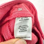 John Mark  Straight Leg Ankle Jeans Size 8 Stretch Raw Hem Coral Salmon Photo 6