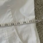 Boden Tamara Sleeveless Boat Neck White Cotton Chino Woven Dress Size 12 Long Photo 6