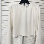 ZARA White Silk Top Photo 0