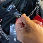 Hot Topic NWT Social Collision Dark Coquette Goth Red & Black Skirt Size XL Photo 2