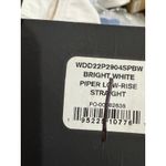 Rag and Bone  Piper Low-Rise Straight Bright white denim size 28‎ Photo 9