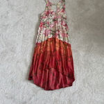 Angie High Low Dress Womens L Pink Festival Brunch Resort Coastal Cruise Beach Photo 8