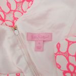 Lilly Pulitzer Daena Fiesta Pink White Floral Lined Mini Dress 4 Photo 6