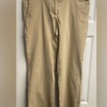 J.Crew 💕 2 For $10 Khaki Straight Leg Pants W/ Stretch Size 14R Photo 0