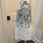 Anthropologie NWT By Linen Pjntuck Swing Tank Sz S Photo 5