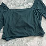 Dark Green Women's Top Size XL Photo 3