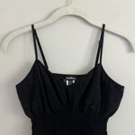 Bebe VINTAGE BLACK  SCRUNCH WAIST‎ TANK TOP Photo 2