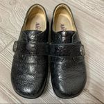 Alegria  Joleen Tar Tooled floral embossed leather shoes black sz 36 Photo 3