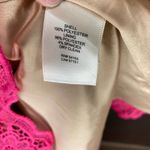 Eliza J NWT Sleeveless Lace Scalloped Hem Shift Dress In Hot Pink Size 0 Photo 8