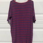 LuLaRoe NWT  Red & Dark Blue Shirt Photo 4