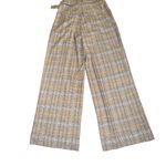 A New Day  Plaid Belted High Waisted Wide Leg Trouser Pants Photo 1