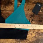 Revolve Lanston Sport Bra Women's XS Black Teal Colorblock Athletic Pullover NWT Photo 8
