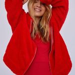 Free People Dazed Hi Neck Fleece Jacket Photo 0