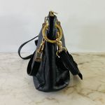 Michael Kors  Brooke Black Leather Medium Shoulder Tote Bag Photo 7