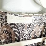 Ulla Johnson Elli Dress Yarrow Puff Sleeve Midi Length V Neck Leaf Print Dress 6 Photo 6