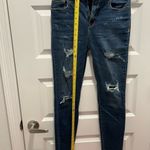 Eunina New Lulus Clara Faded Dark Wash Distressed Skinny Jeans  3 High Rise Photo 10