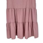 Mittoshop  Light Mauve Sleeveless Button Front Tiered Mini Dress size XL NWT Photo 7