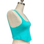 Free People Movement FP Movement Turquoise Strong Core Corset Crop Tank Top Size M/L Athletic Workout Photo 4