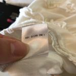 Luxxel  White Linen Style Tiered Ruffle Mini Dress Size L Photo 10