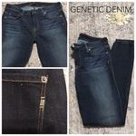 Genetic Denim stretch dark blue jeans. NWOT Photo 1