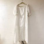 Ulla Johnson  Narcisa Cotton Dress in Pristine White Size 12 Photo 2