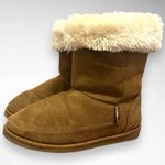 Gander mountain Women's Tan Faux Suede Faux Fur Boots Size 6 | EUC Photo 6