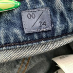 Lucky Brand Two Tone Bleach Splatter Denim Shorts Blue Size 00 Photo 6