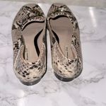 Massimo Dutti  Brown Snake Print Loafers size 37:6 1/2-7 Photo 6