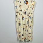 Antonio Melani  Cream Sailboat Spaghetti Strap Mini Dress Summer Beach Brunch‎ Photo 7